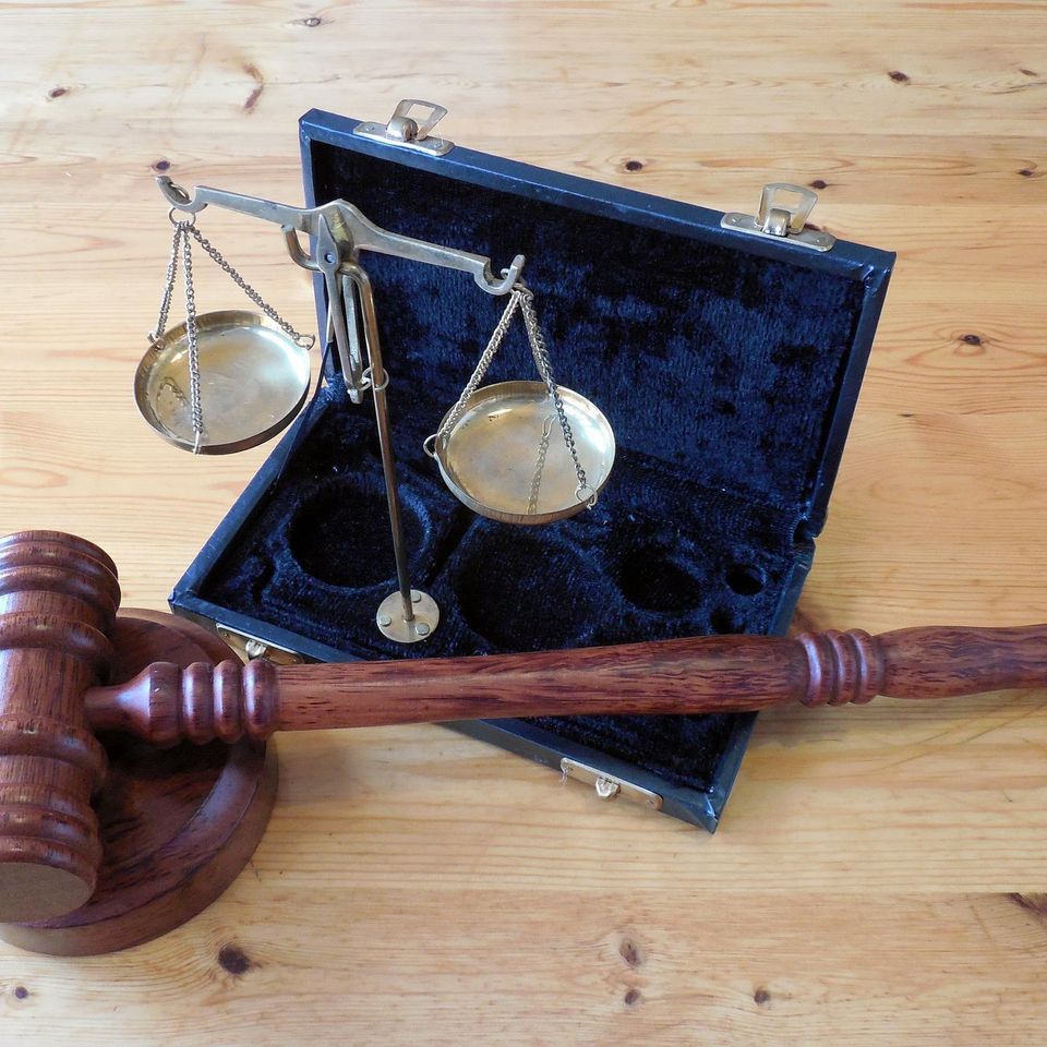 Gavel resting on a desk at our Pahrump law office